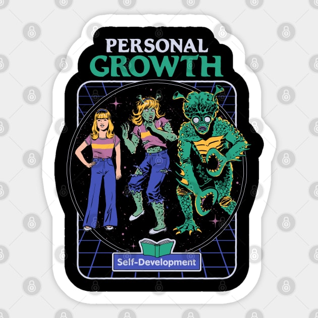 Personal Growth Sticker by Steven Rhodes